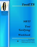 MBTI Test Verifying Workbook a Career Personality test clarity manual