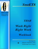 THAB WorkRight RightWork Workbook a Career Ability Aptitude Career Test Clarifying Manual